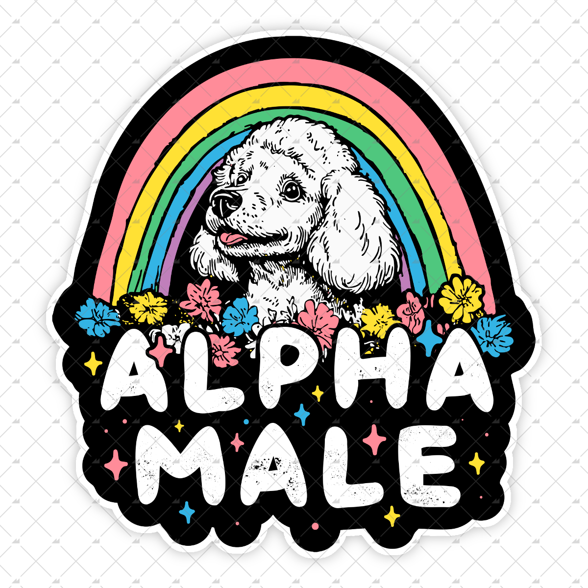 Alpha Male - Sticker