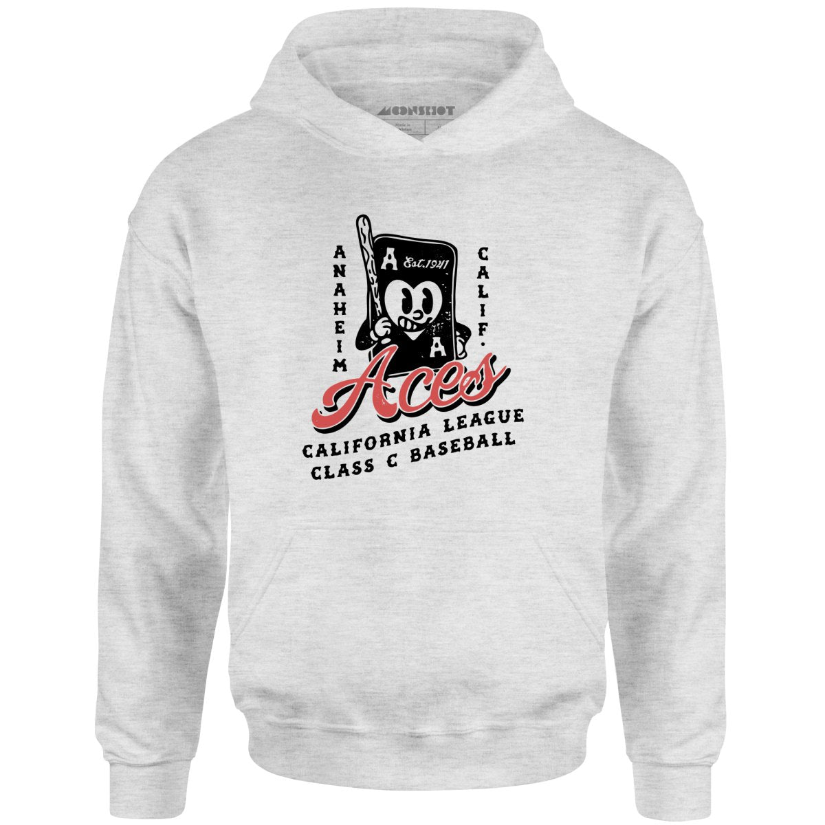 Anaheim Aces - California - Vintage Defunct Baseball Teams - Unisex Hoodie