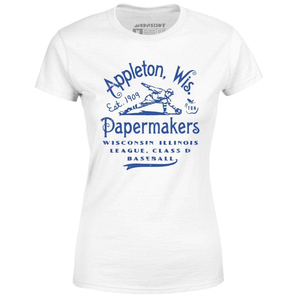 Appleton Papermakers - Wisconsin - Vintage Defunct Baseball Teams - Women's T-Shirt