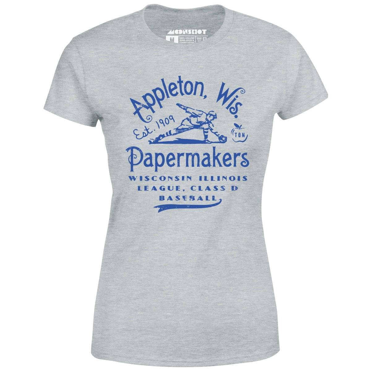 Appleton Papermakers - Wisconsin - Vintage Defunct Baseball Teams - Women's T-Shirt