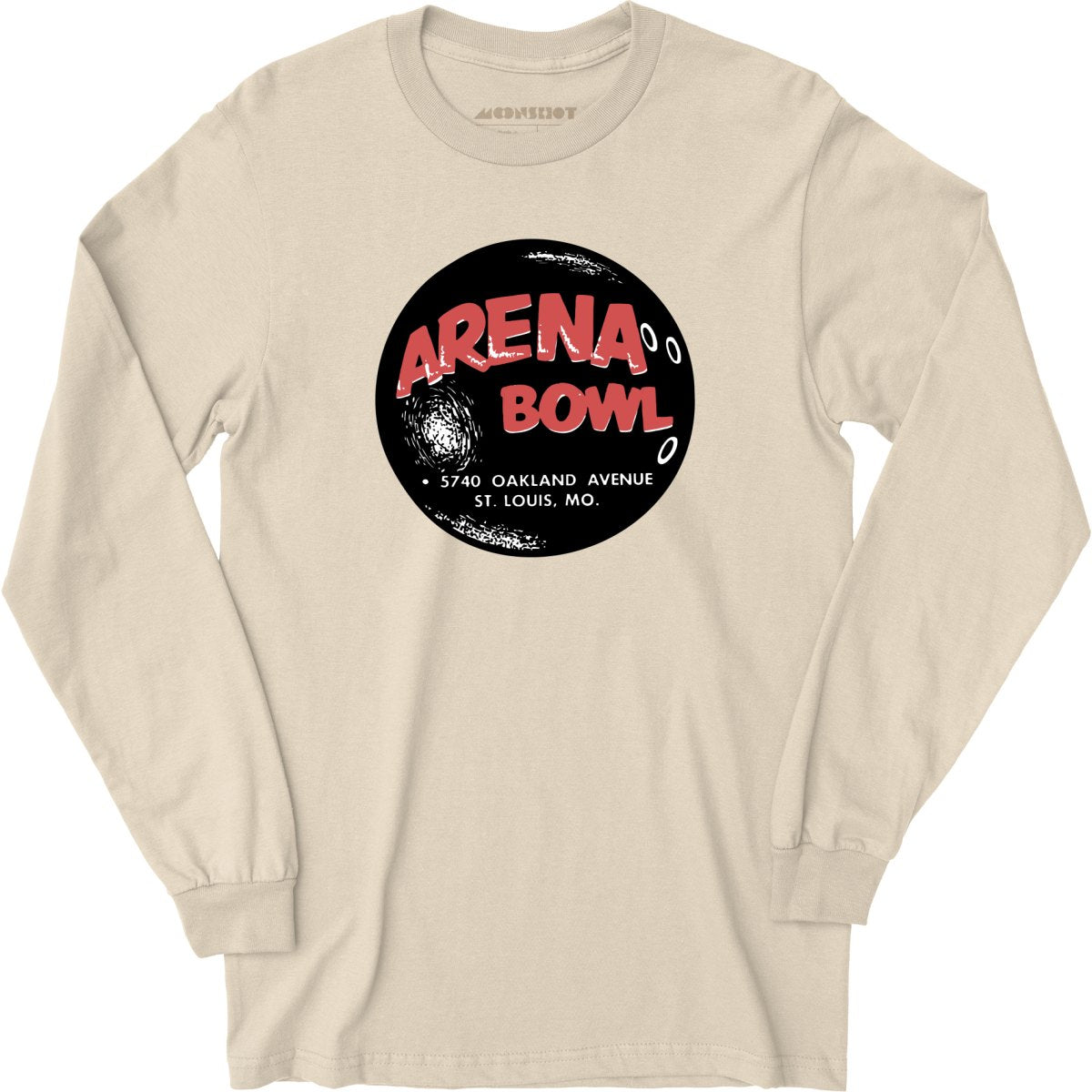 Arena Bowl - St. Louis, MO - Vintage Bowling Alley - Long Sleeve T-Shirt