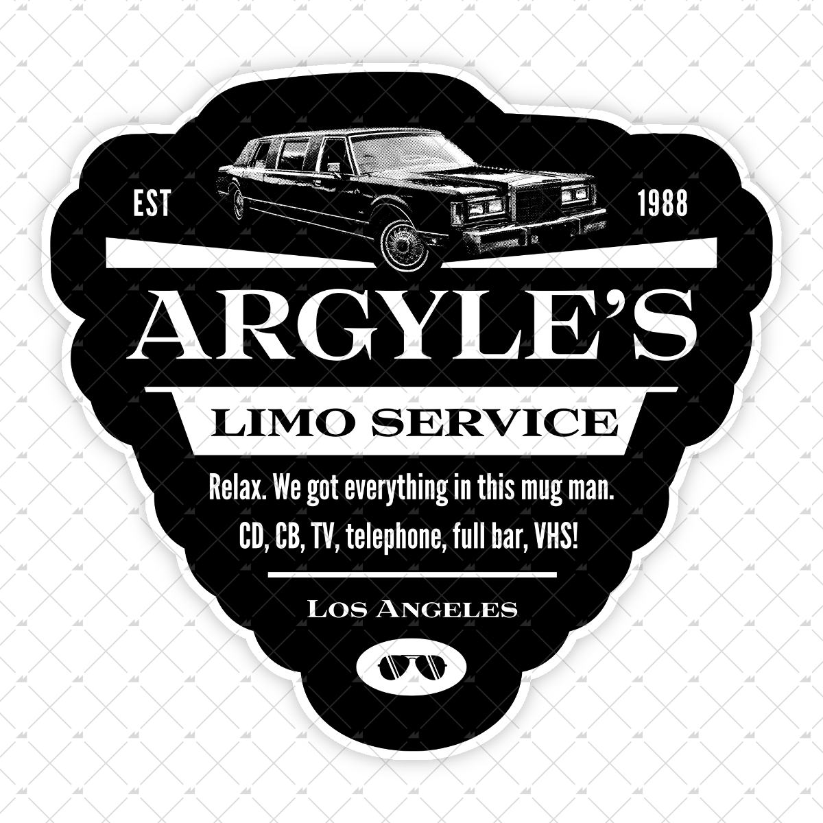 Argyle's Limo Service Los Angeles - Sticker