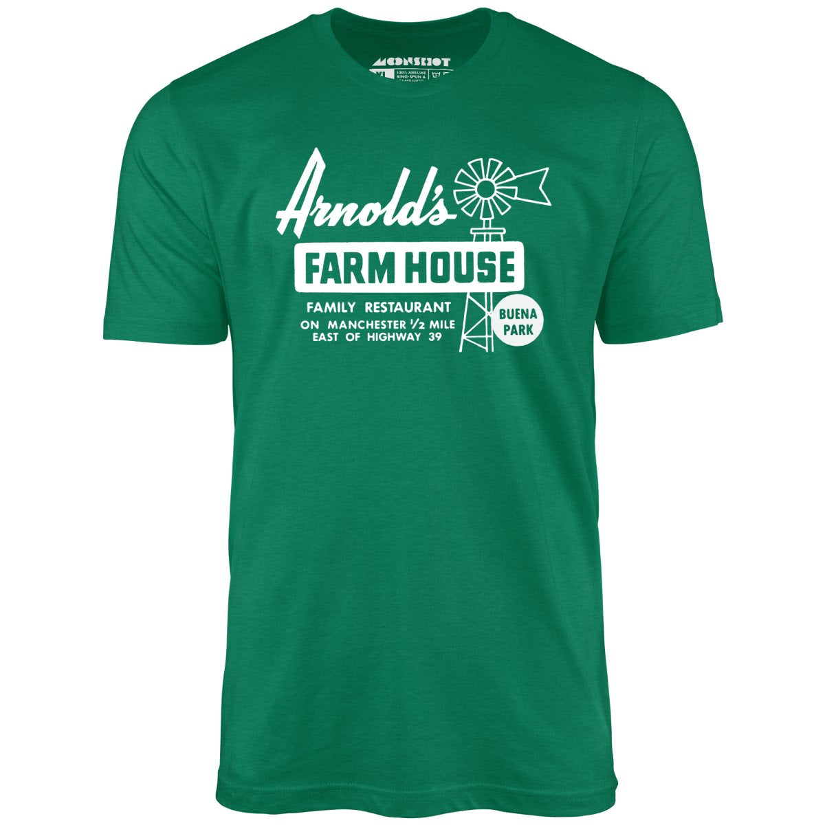 Arnold's Farmhouse - Buena Park, CA - Vintage Restaurant - Unisex T-Shirt