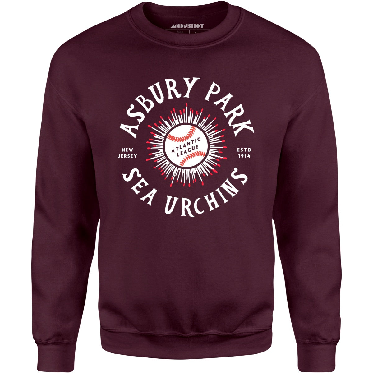 Asbury Park Sea Urchins - New Jersey - Vintage Defunct Baseball Teams - Unisex Sweatshirt
