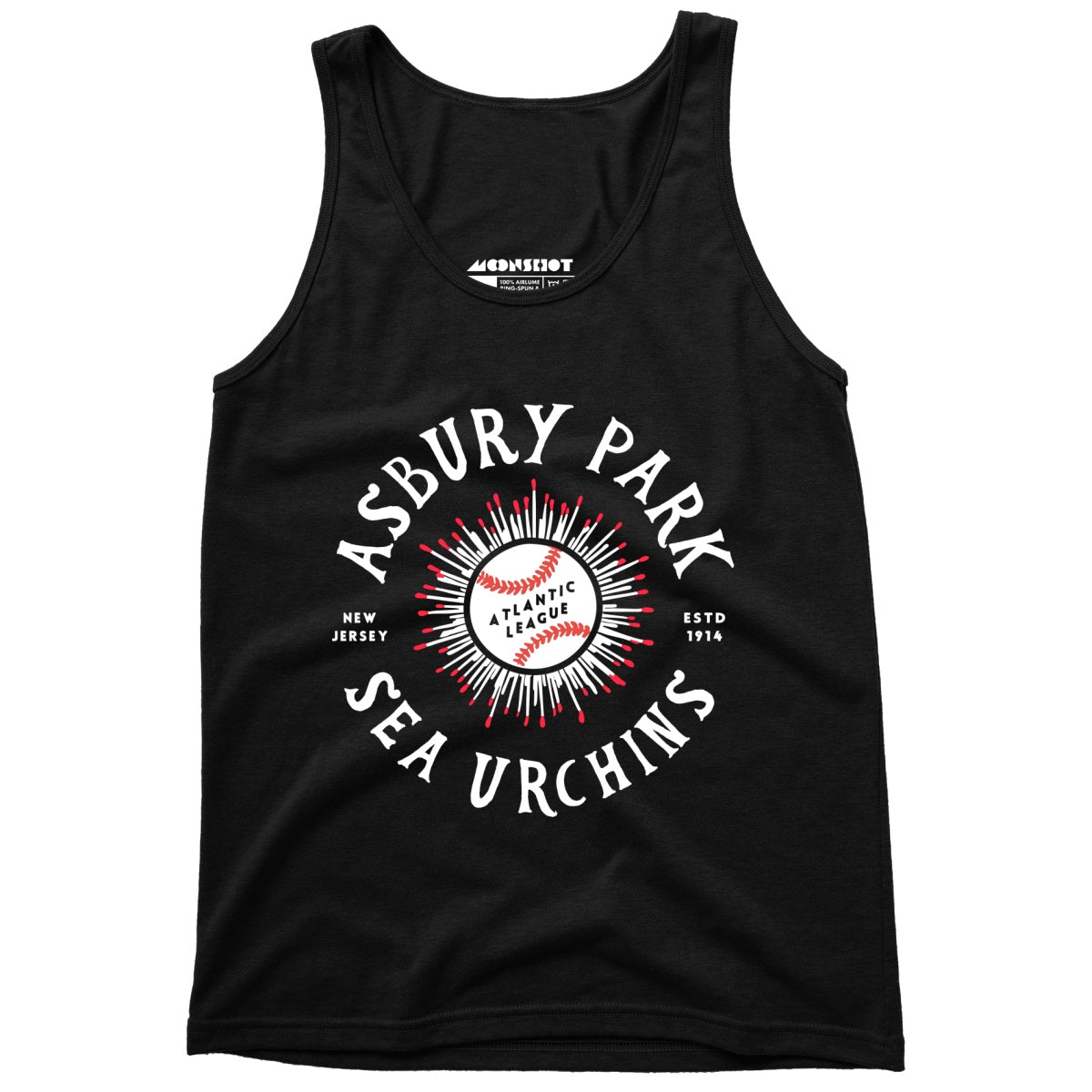 Asbury Park Sea Urchins - New Jersey - Vintage Defunct Baseball Teams - Unisex Tank Top