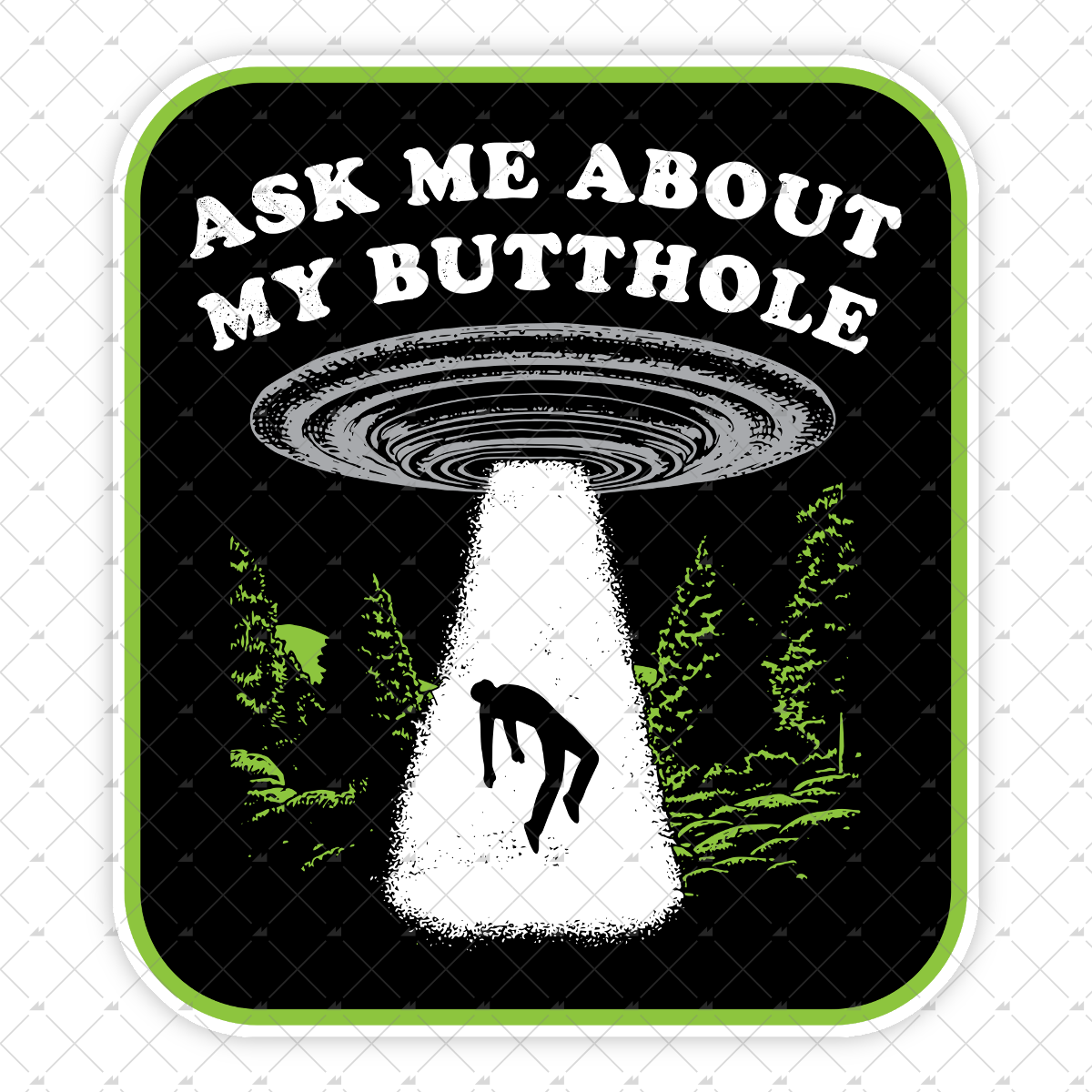 Ask Me - Sticker
