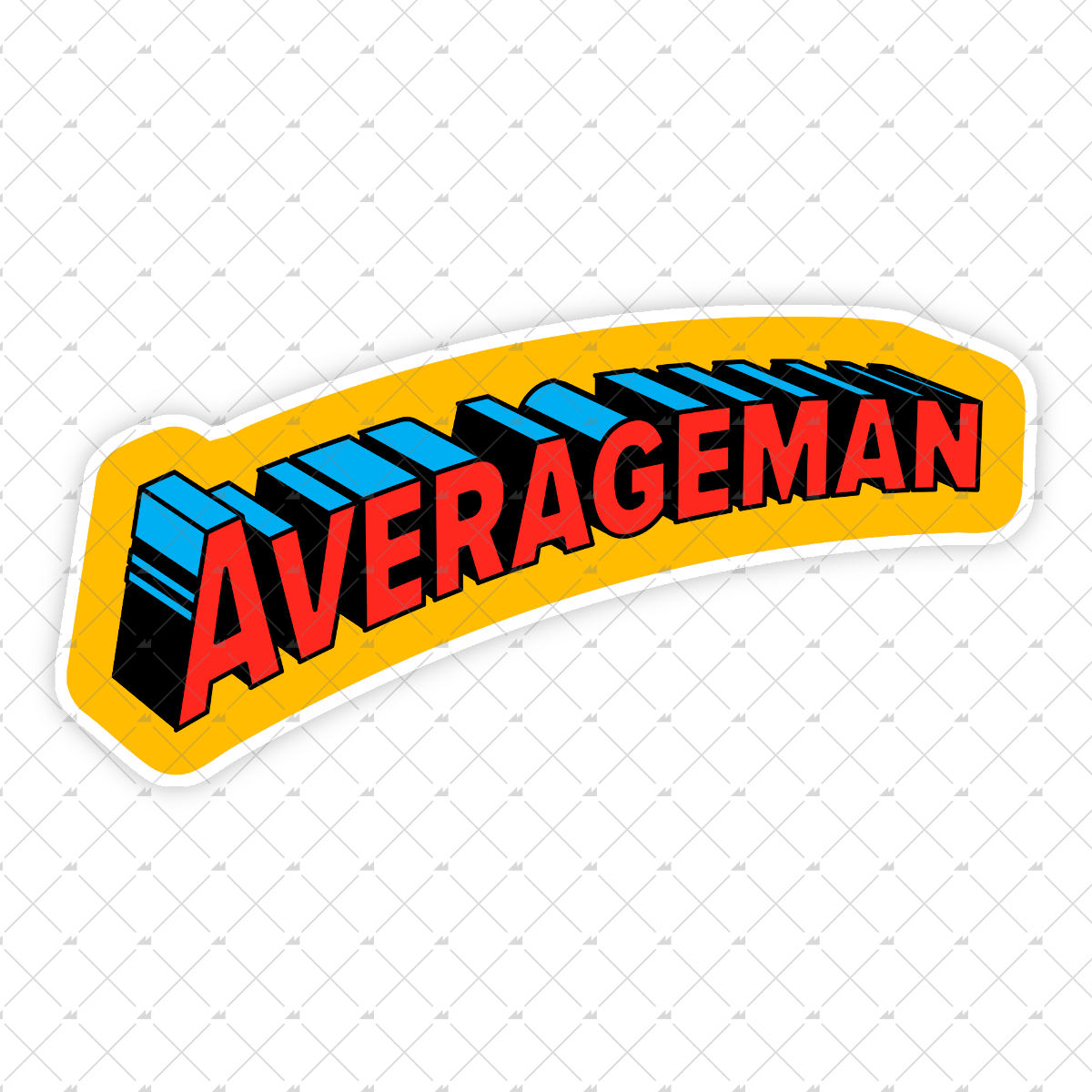 Averageman - Sticker