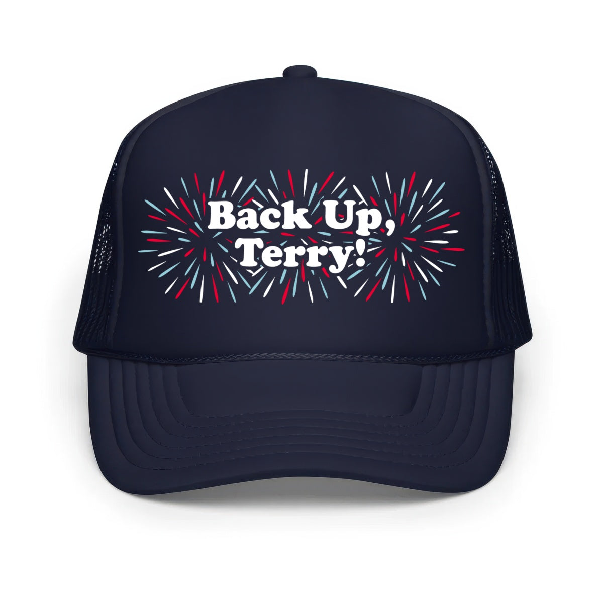 Script Terry Hat Back Up, Terry! - Classic Foam Trucker Hat – m00nshot