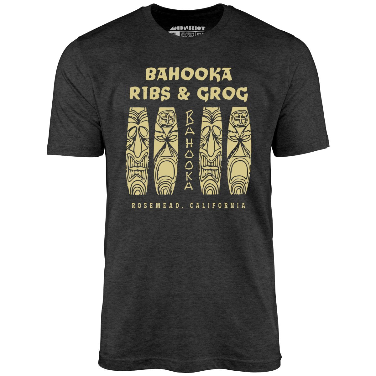Bahooka Ribs & Grog - Rosemead, CA - Vintage Tiki Bar - Unisex T-Shirt