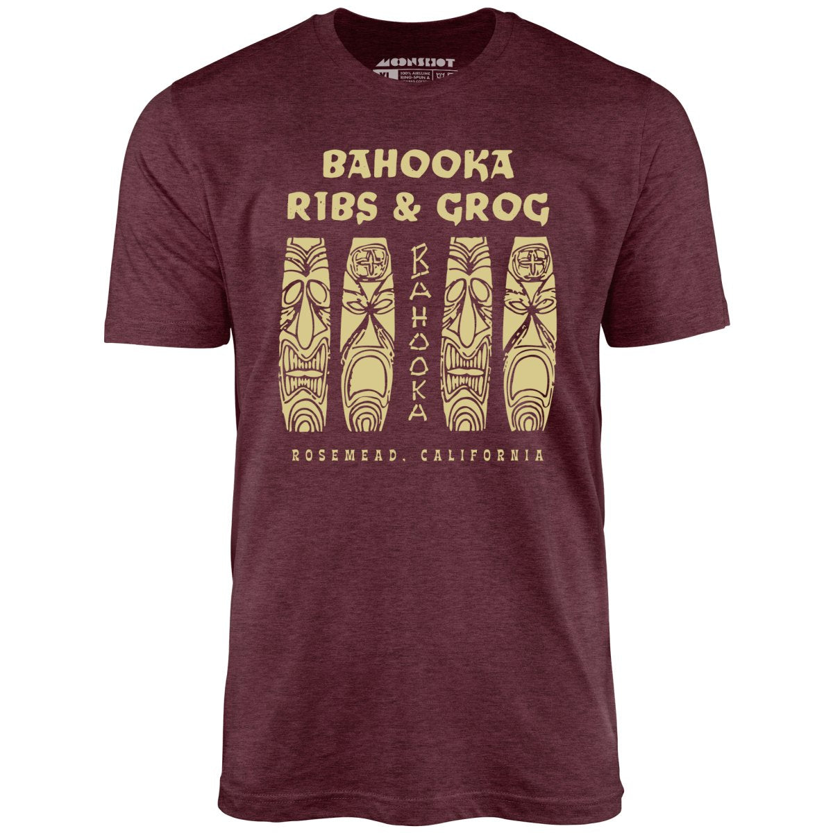 Bahooka Ribs & Grog - Rosemead, CA - Vintage Tiki Bar - Unisex T-Shirt
