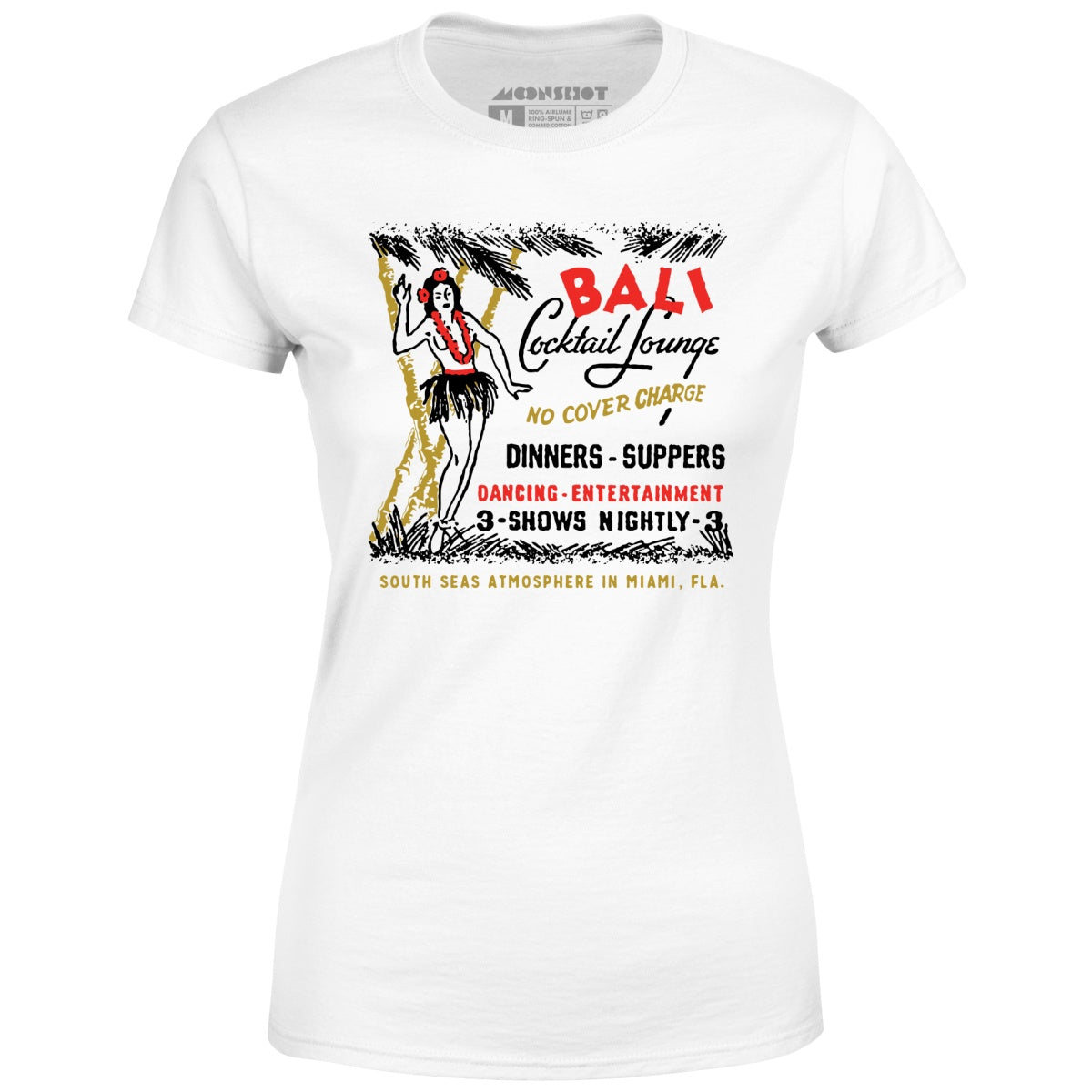 Bali Cocktail Lounge - Miami, FL - Vintage Tiki Bar - Women's T-Shirt