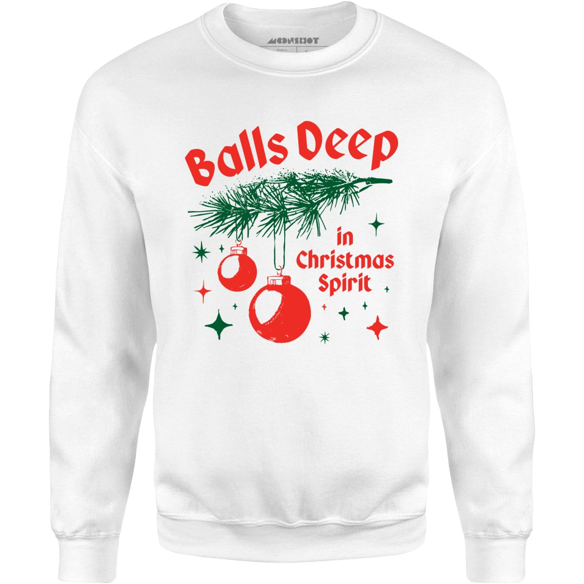 Balls Deep in Christmas Spirit - Unisex Sweatshirt