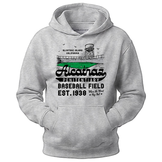 Alcatraz Penitentiary Baseball Field - Unisex Hoodie