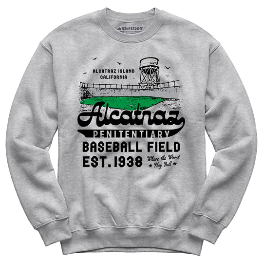 Alcatraz Penitentiary Baseball Field - Unisex Sweatshirt