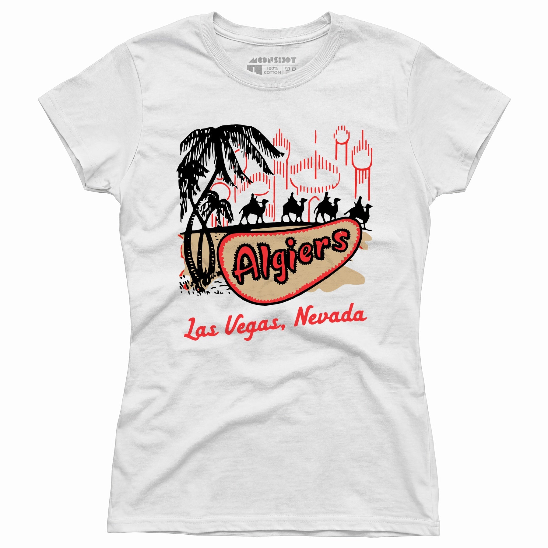 Algiers Hotel v2 - Vintage Las Vegas - Women's T-Shirt