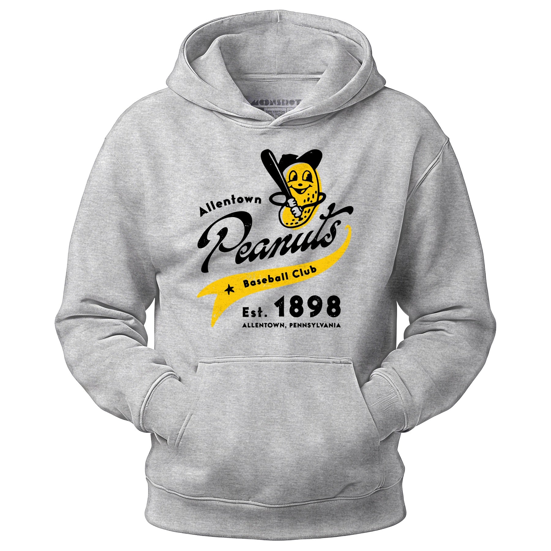 Allentown Peanuts - Pennsylvania - Vintage Defunct Baseball Teams - Unisex Hoodie