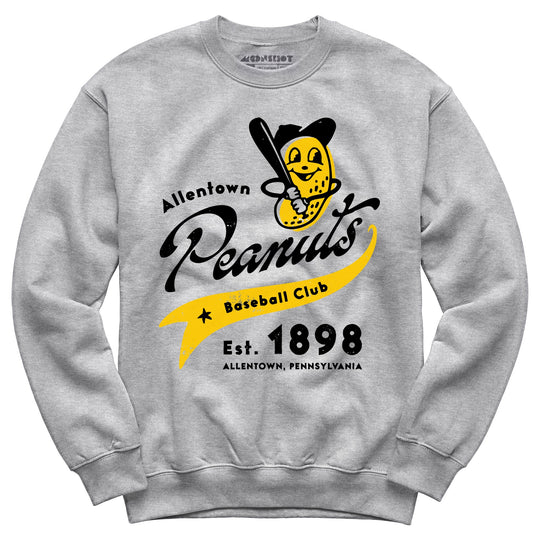 Allentown Peanuts - Pennsylvania - Vintage Defunct Baseball Teams - Unisex Sweatshirt