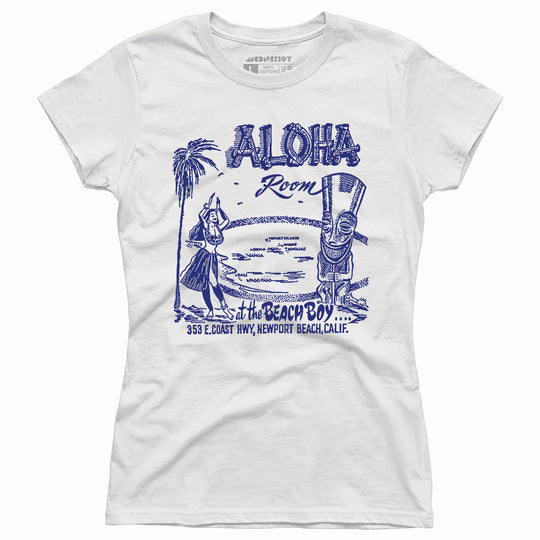Aloha Room - Newport Beach, CA - Vintage Tiki Bar - Women's T-Shirt