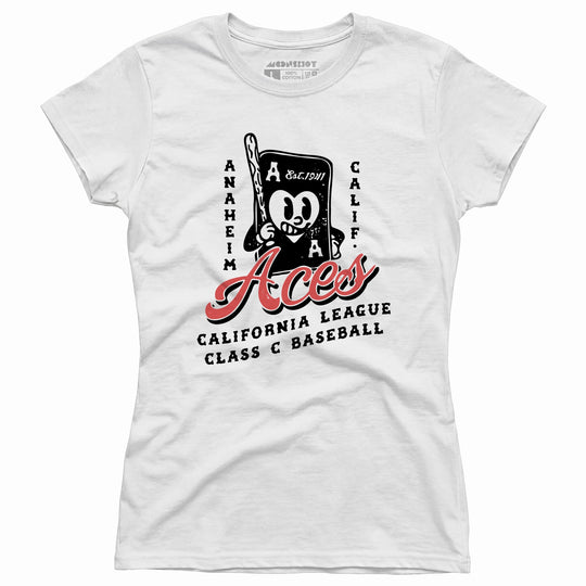 Anaheim Aces - California - Vintage Defunct Baseball Teams - Women's T-Shirt