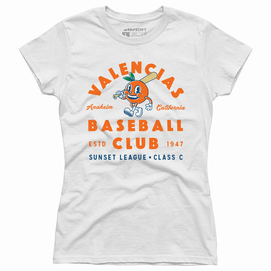 Anaheim Valencias - California - Vintage Defunct Baseball Teams - Women's T-Shirt
