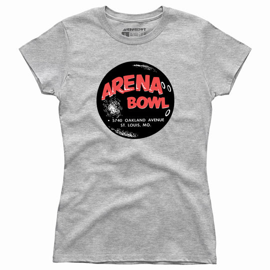 Arena Bowl - St. Louis, MO - Vintage Bowling Alley - Women's T-Shirt