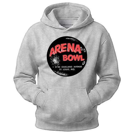 Arena Bowl - St. Louis, MO - Vintage Bowling Alley - Unisex Hoodie