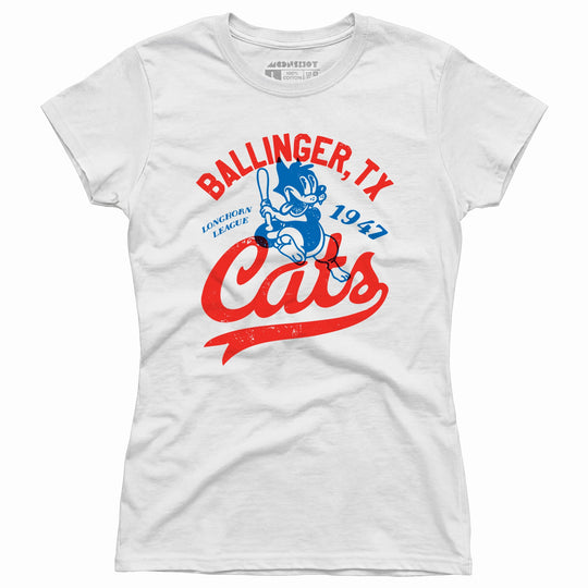 Ballinger Cats - Texas - Vintage Defunct Baseball Teams - Women's T-Shirt