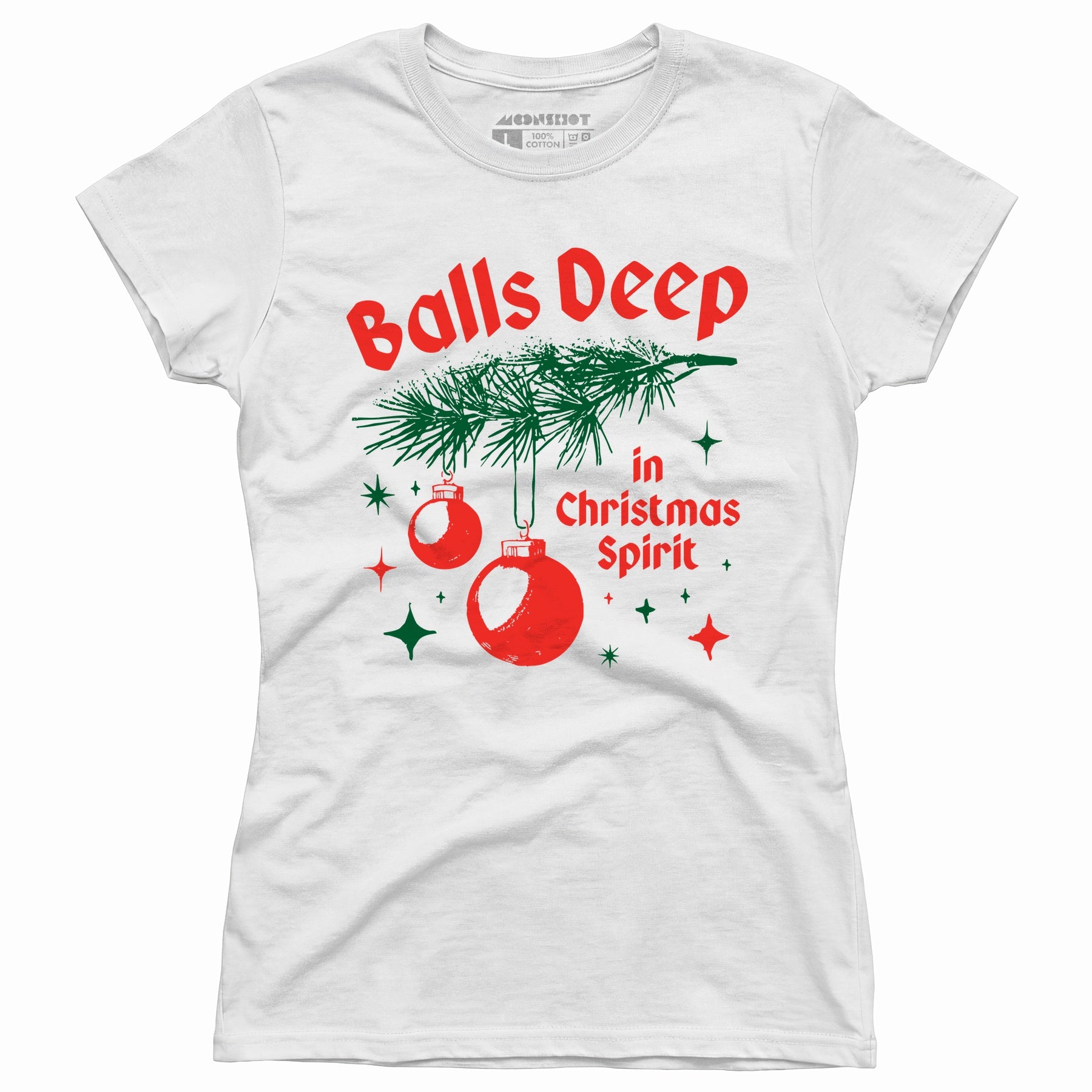Balls Deep in Christmas Spirit - Women's T-Shirt
