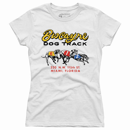 Biscayne Dog Track - Vintage Miami, FL - Women's T-Shirt