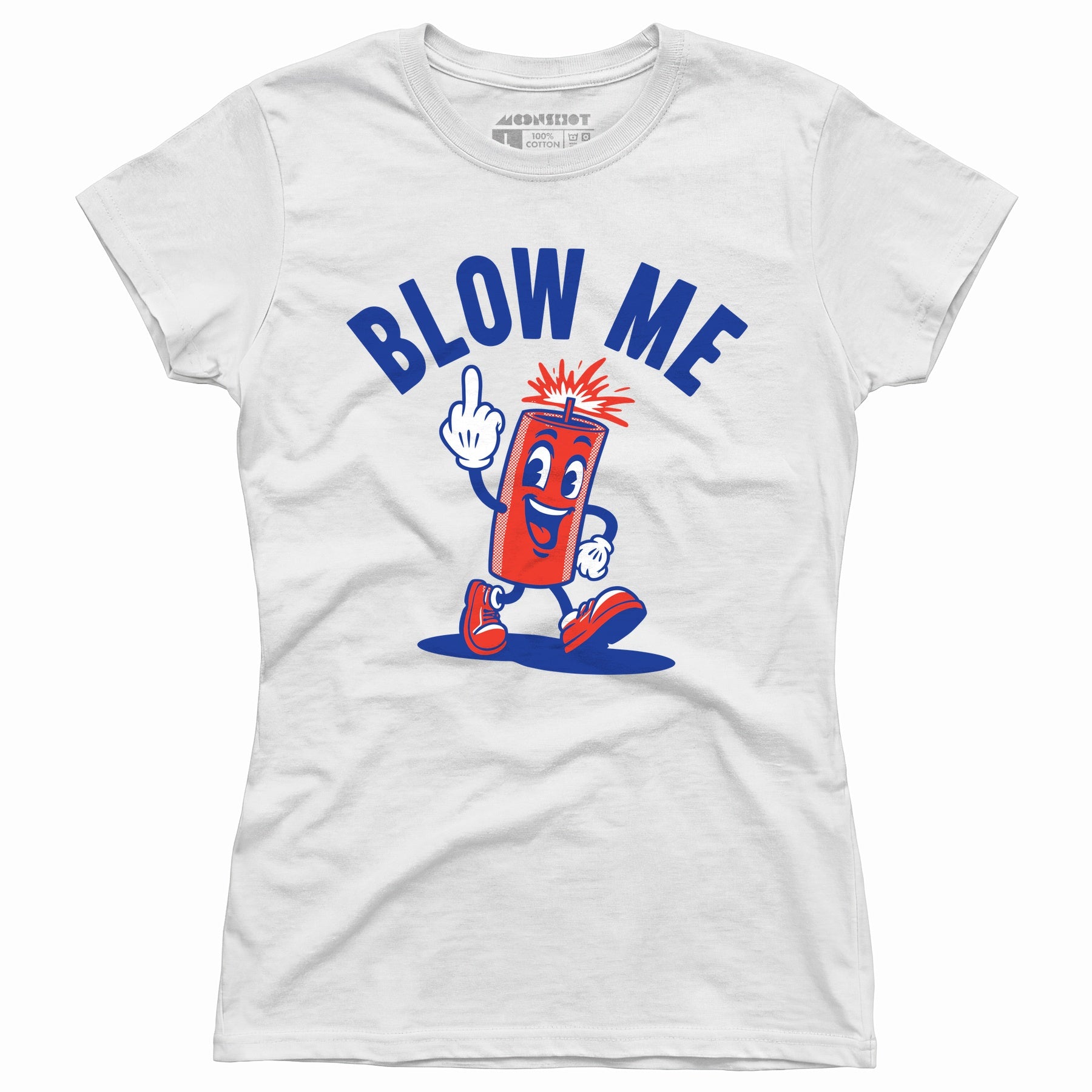 Blow Me - Firework Print - Women's T-Shirt