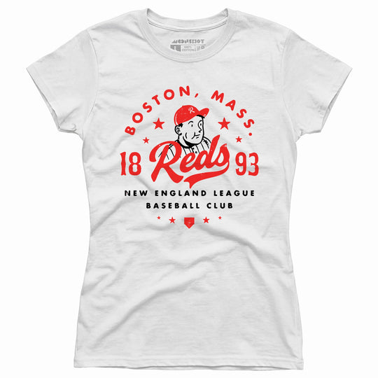 Boston Reds - Massachusetts - Vintage Defunct Baseball Teams - Women's T-Shirt