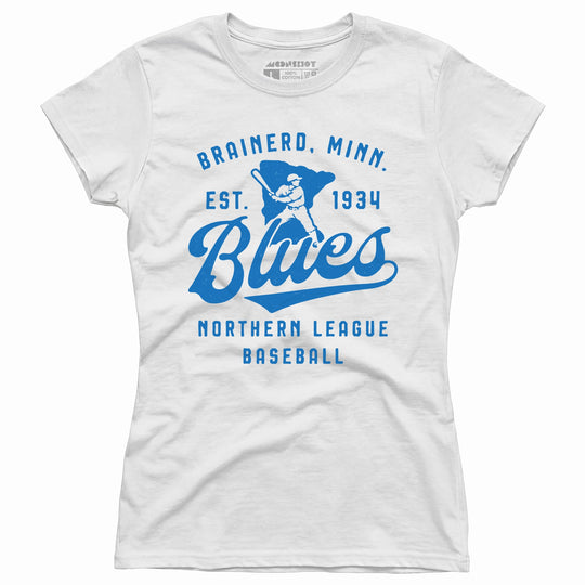 Brainerd Blues - Minnesota - Vintage Defunct Baseball Teams - Women's T-Shirt