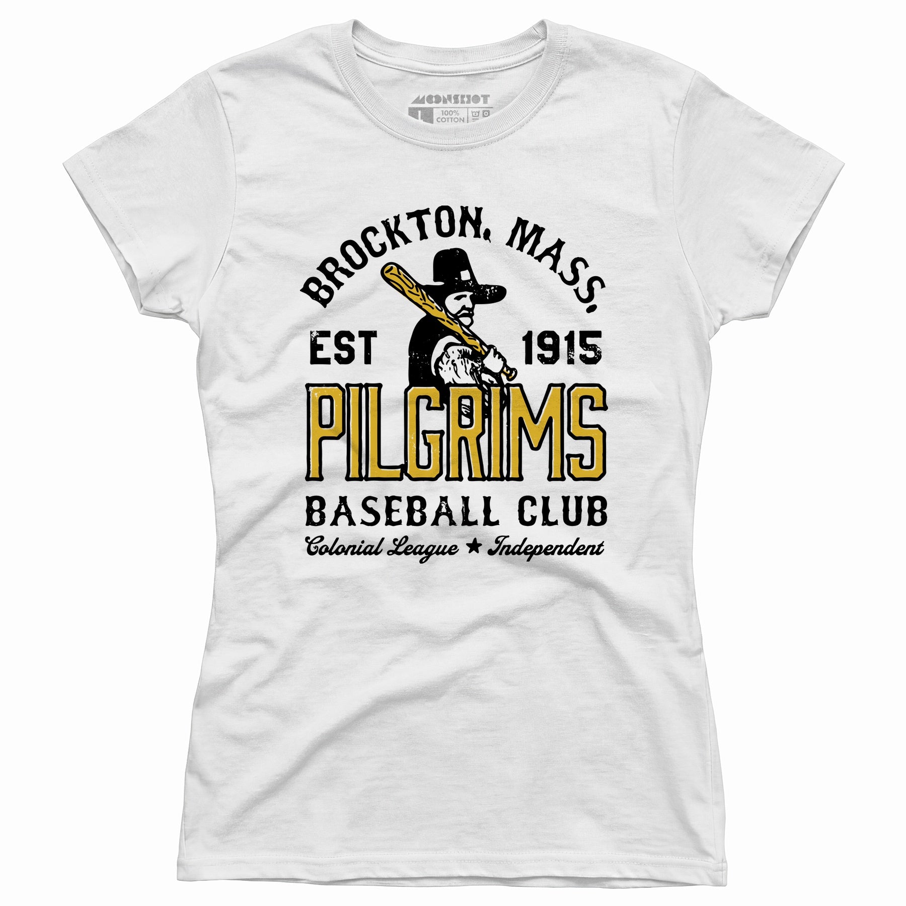 Brockton Pilgrims - Massachusetts - Vintage Defunct Baseball Teams - Women's T-Shirt