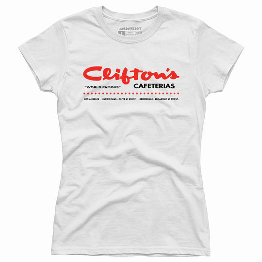Clifton's Cafeterias - Los Angeles, CA - Vintage Restaurant - Women's T-Shirt
