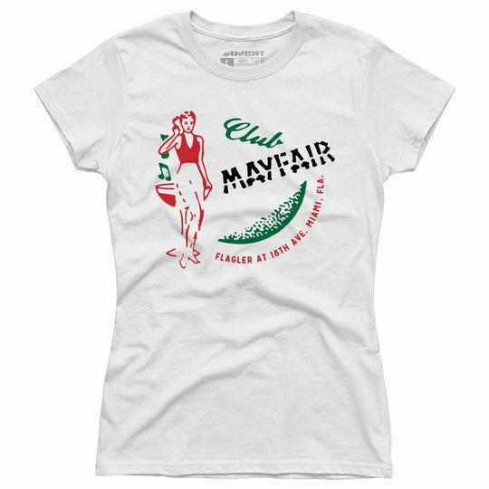 Club Mayfair - Miami, FL - Vintage Restaurant - Women's T-Shirt