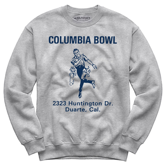 Columbia Bowl - Duarte, CA - Vintage Bowling Alley - Unisex Sweatshirt