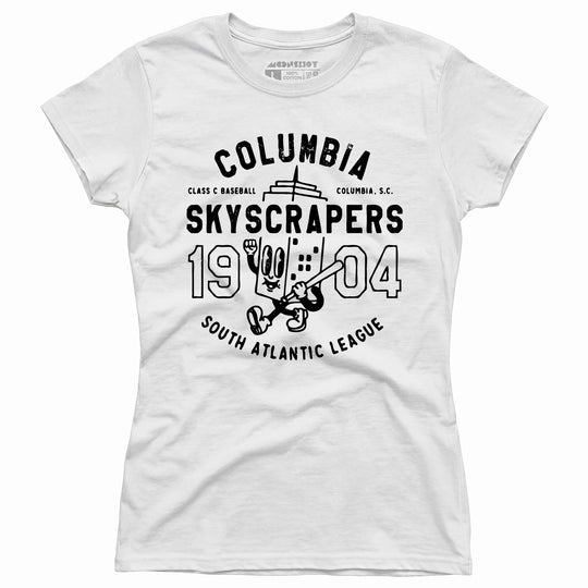 Columbia Skyscrapers - South Carolina - Vintage Defunct Baseball Teams - Women's T-Shirt