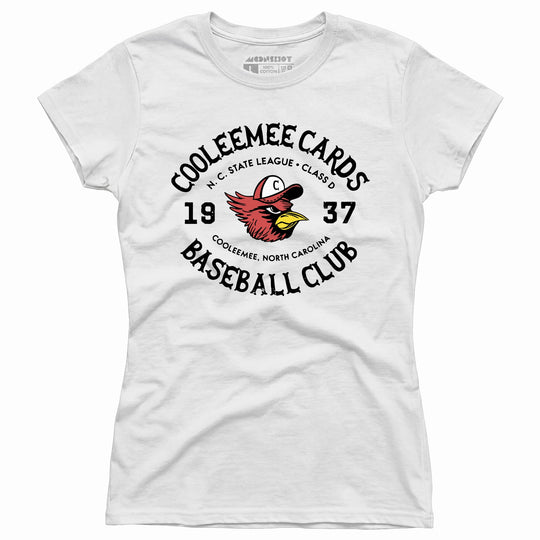 Cooleemee Cards - North Carolina - Vintage Defunct Baseball Teams - Women's T-Shirt