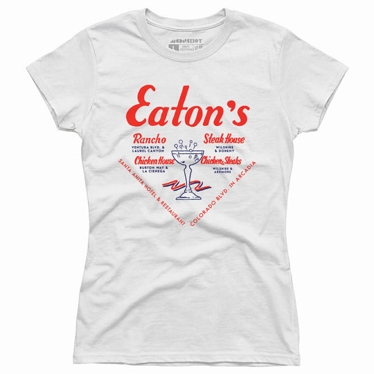 Eatons Restaurants - Los Angeles, CA - Vintage Restaurant - Women's T-Shirt