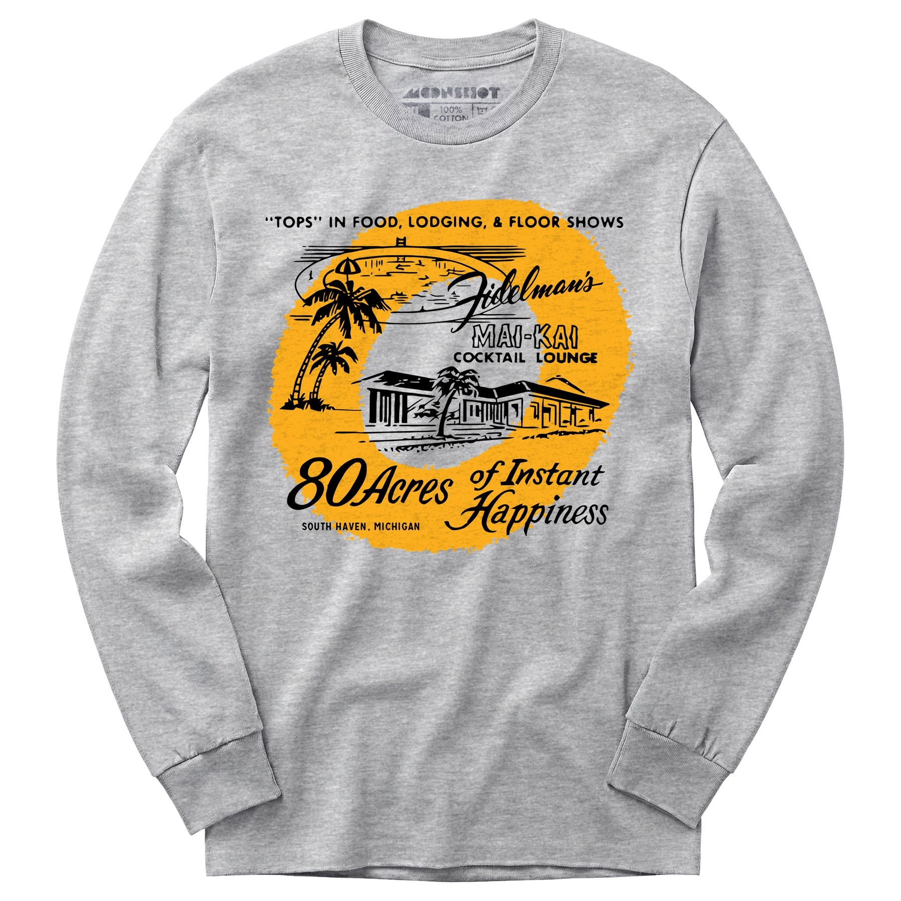 Fidelman's Mai-Kai - South Haven, MI - Vintage Tiki Bar - Long Sleeve T-Shirt