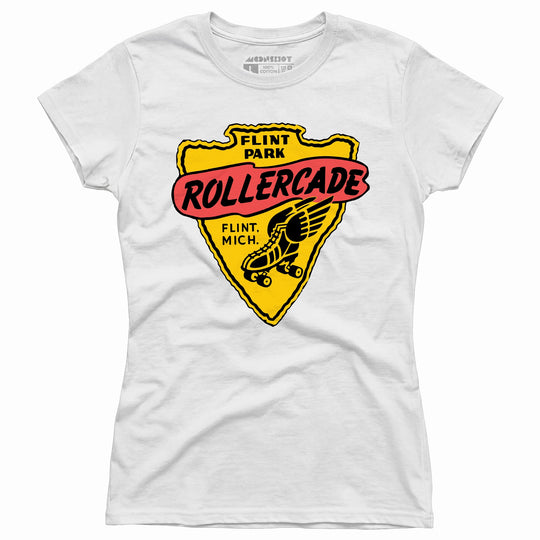 Flint Park Rollercade - Flint, MI - Vintage Roller Rink - Women's T-Shirt