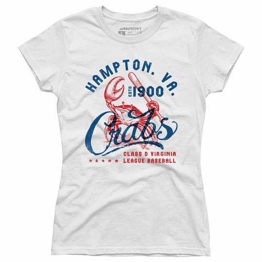Hampton Crabs - Virginia - Vintage Defunct Baseball Teams - Women's T-Shirt