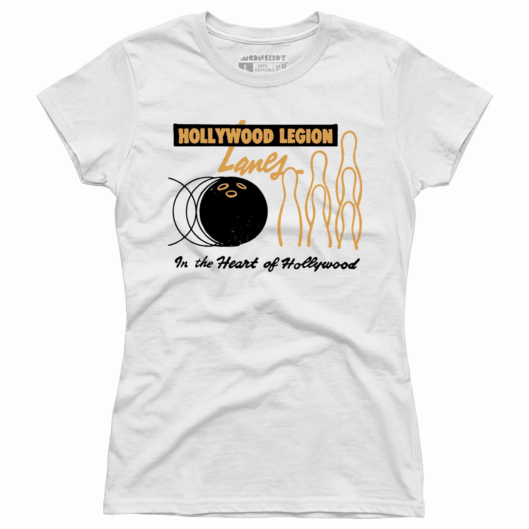 Hollywood Legion Lanes - Hollywood, CA - Vintage Bowling Alley - Women's T-Shirt