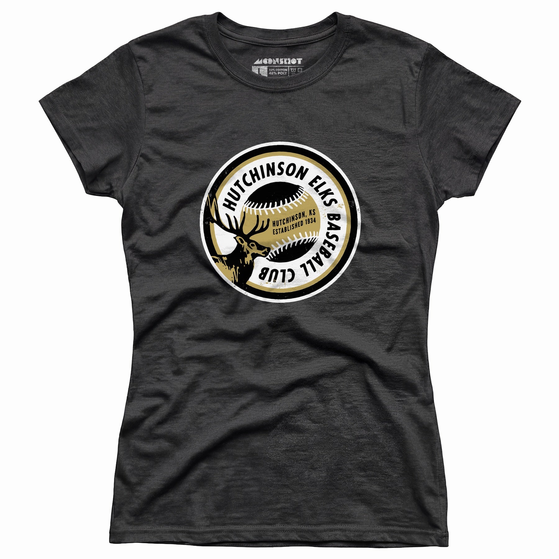 Hutchinson Elks - Kansas - Vintage Defunct Baseball Teams - Women's T-Shirt