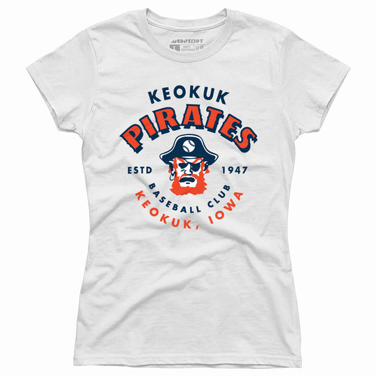 Keokuk Pirates - Iowa - Vintage Defunct Baseball Teams - Women's T-Shirt