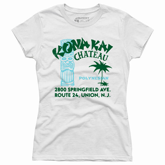 Kona Kai Chateau - Union, NJ - Vintage Tiki Bar - Women's T-Shirt
