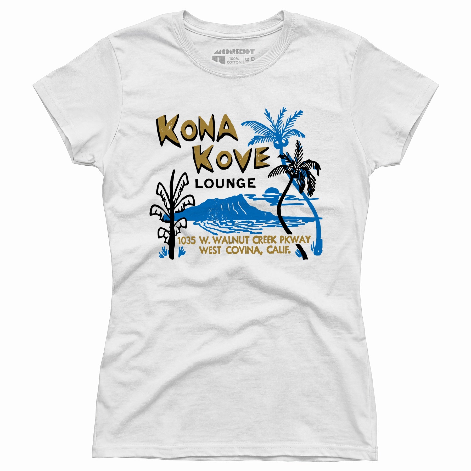 Kona Kove Lounge - West Covina, CA - Vintage Tiki Bar - Women's T-Shirt