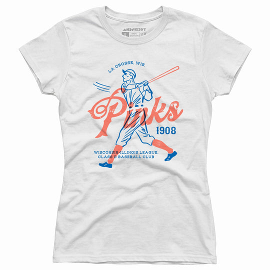 La Crosse Pinks - Wisconsin - Vintage Defunct Baseball Teams - Women's T-Shirt