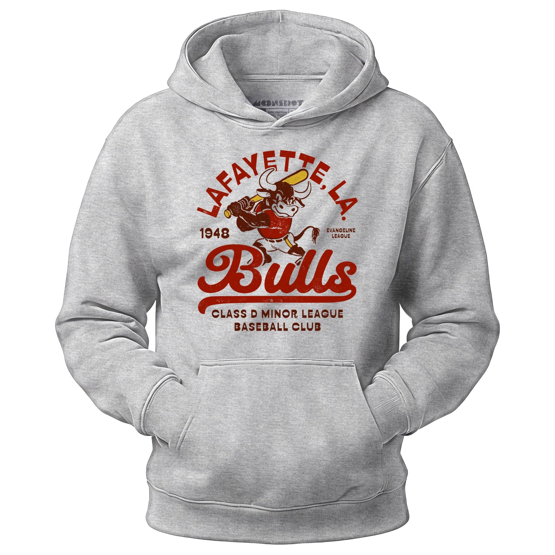 Lafayette Bulls - Louisiana - Vintage Defunct Baseball Teams - Unisex Hoodie