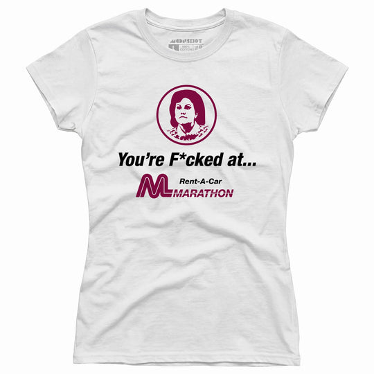 Marathon Car Rental - Planes, Trains and Automobiles - Women's T-Shirt